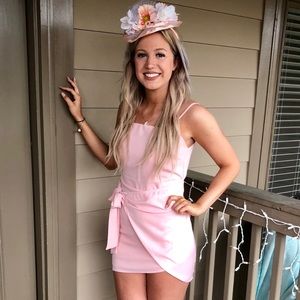 Light pink mini dress!